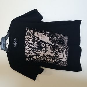 Grimes Visions Black and White Inverted Occult T-Shirt